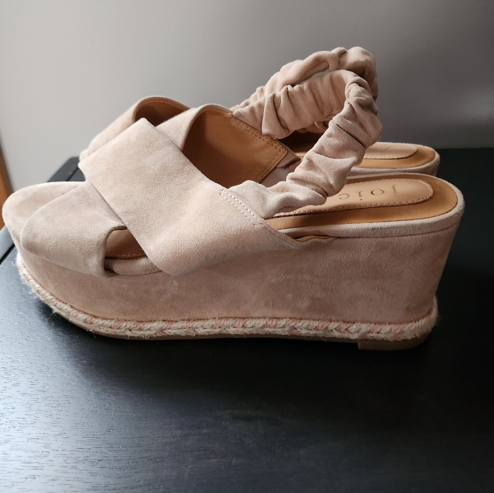 Joie Jute Platform Slingback Size 7